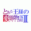 とある王様の変態物語Ⅱ（エロ小説）