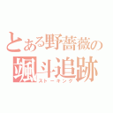 とある野薔薇の颯斗追跡（ストーキング）