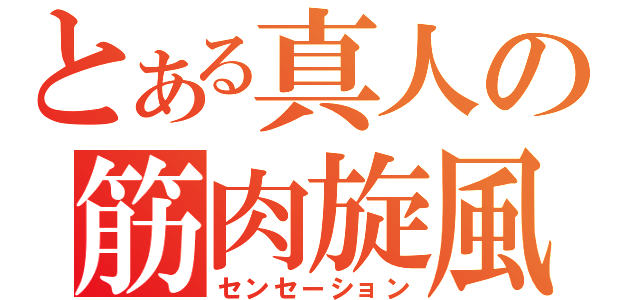 とある真人の筋肉旋風（センセーション）