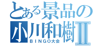 とある景品の小川和樹Ⅱ（ＢＩＮＧＯ大会）