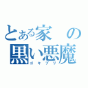 とある家の黒い悪魔（ゴキブリ）