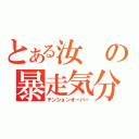 とある汝の暴走気分（テンションオーバー）