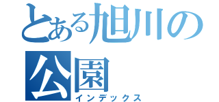 とある旭川の公園（インデックス）