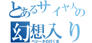 とあるサイヤ人の幻想入り（ベジータの行く末）