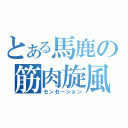 とある馬鹿の筋肉旋風（センセーション）