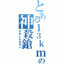 とある１３ｋｍの神殺鎗（かみしにのやり）