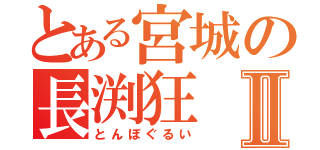 とある宮城の長渕狂Ⅱ（とんぼぐるい）