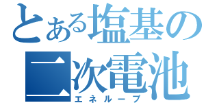 とある塩基の二次電池（エネループ）