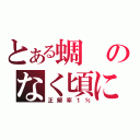 とある蜩のなく頃に（正解率１％）