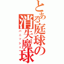 とある庭球の消失魔球（バニッシュ）