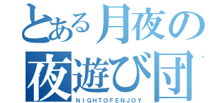 とある月夜の夜遊び団（ＮＩＧＨＴＯＦＥＮＪＯＹ）