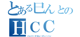 とある巳んとのＨＣＣ（ハンバーグカレーチャーハン）