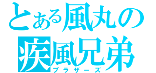 とある風丸の疾風兄弟（ブラザーズ）