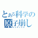 とある科学の原子崩し（インデックス）