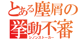 とある塵屑の挙動不審（シノンストーカー）