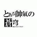 とある帥氣の蒼穹（私はとてもハンサムだ〜）