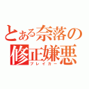 とある奈落の修正嫌悪（ブレイカー）