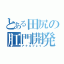 とある田尻の肛門開発（アナルプレイ）