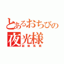 とあるおちびの夜光様（超絶馬鹿）