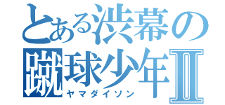 とある渋幕の蹴球少年Ⅱ（ヤマダイソン）