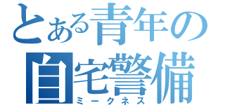 とある青年の自宅警備（ミークネス）