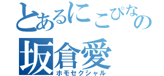 とあるにこぴなこの坂倉愛（ホモセクシャル）