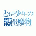 とある少年の携帯魔物（ポケットモンスター）