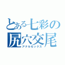 とある七彩の尻穴交尾（アナルセックス）