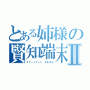 とある姉様の賢知端末Ⅱ（スマートフォン　さわるな）