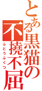 とある黒猫の不撓不屈（ふとうふくつ）