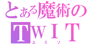 とある魔術のＴＷＩＴＴＥＲ（ユミソ）