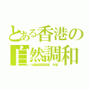 とある香港の自然調和（九龍城砦軍艦島　中環）