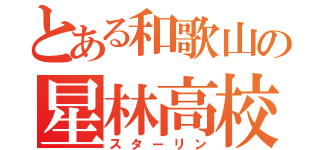 とある和歌山の星林高校（スターリン）