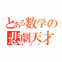 とある数学の悲劇天才（ガロア）