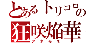 とあるトリコロの狂咲焔華（アネモネ）