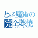 とある魔術の完全燃焼（インデックス）