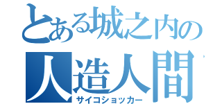 とある城之内の人造人間（サイコショッカー）