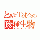 とある生徒会の珍種生物（スライム）