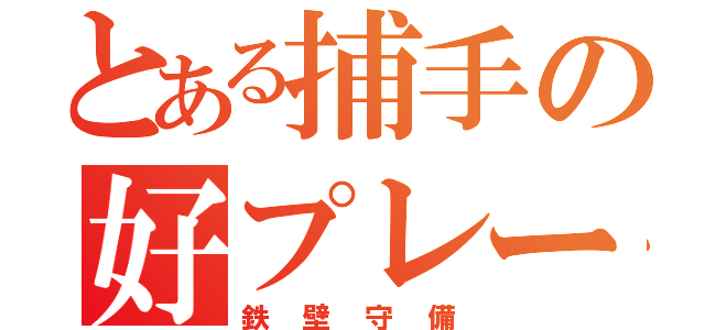 とある捕手の好プレー（鉄壁守備）