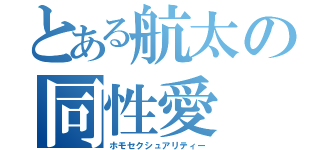 とある航太の同性愛（ホモセクシュアリティー）