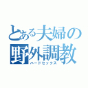 とある夫婦の野外調教（ハードセックス）