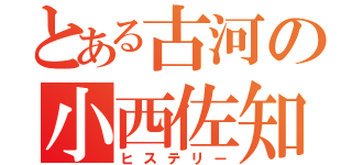 とある古河の小西佐知子（ヒステリー）