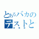 とあるバカのテストと（召喚獣）