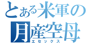 とある米軍の月産空母（エセックス）