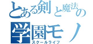 とある剣と魔法の学園モノ（スクールライフ）