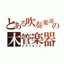 とある吹奏楽部の木管楽器（クラリネット）