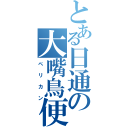 とある日通の大嘴鳥便（ペリカン）