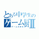 とある中学生のゲーム厨Ⅱ（ゲーム大好き）