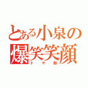 とある小泉の爆笑笑顔（ドヤ顔）