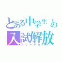 とある中学生（？）の入試解放（フリーダム）